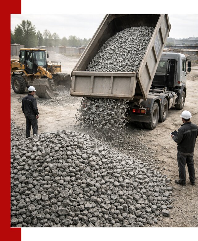 Доставка гранитного щебня фракции 20-40 в волжском