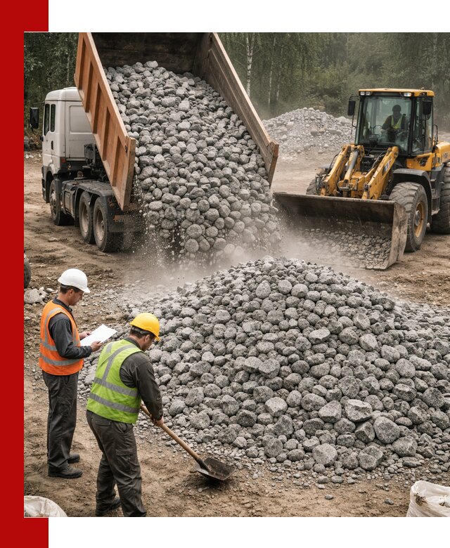 Гранитный щебень фракция 70-150 доставка в волжском