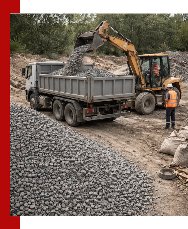 Доставка гравийного щебня в волжском оптом и в розницу