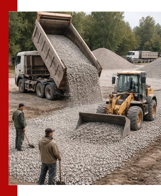 Купить гравийный щебень фракция 20-40 в волжском с доставкой