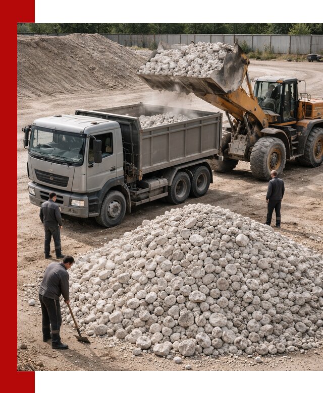 Известняковый щебень фракция 70–150 с доставкой в волжском