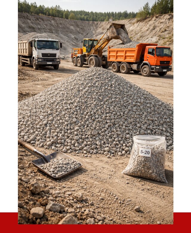 Доломитовый щебень фр. 5-20 в волжском от 4255 р. | ПРОНЕРУДВлж