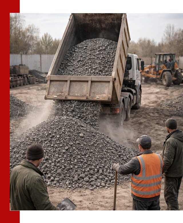 Доставка шлакового щебня в удобные сроки по выгодной цене в волжском
