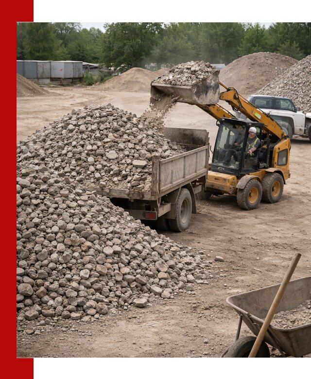 Доставка вторичного щебня в волжском для строительных работ