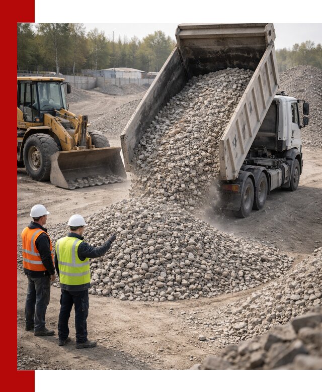 Вторичный щебень фракция 40–70 доставка в волжском