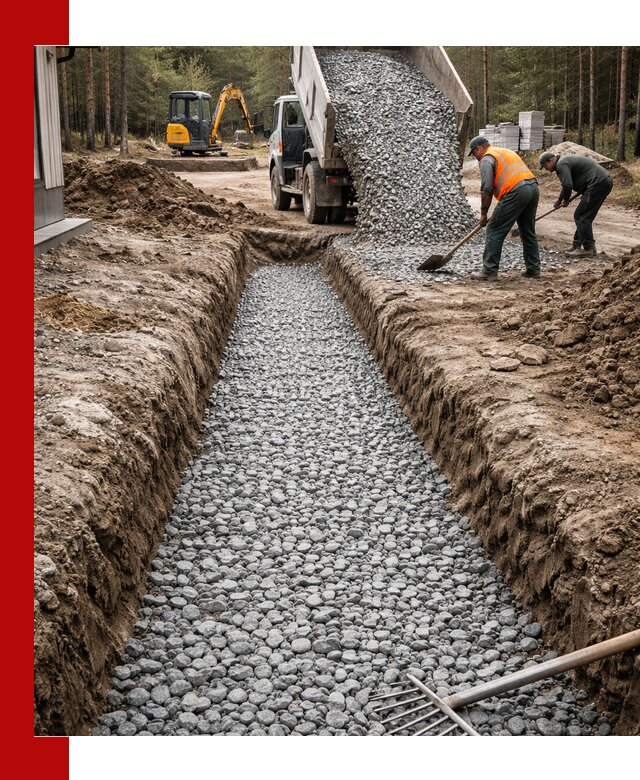 Щебень для дренажа с доставкой в волжском высокого качества
