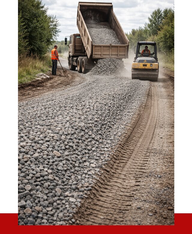 Щебень для отсыпки дороги в волжском от 2735 р. ПРОНЕРУДВлж