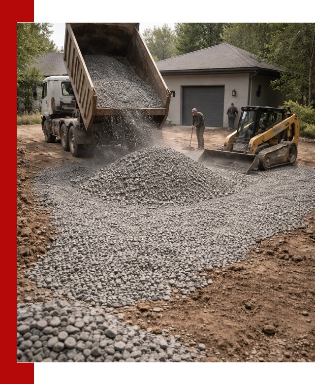 Щебень для парковки в волжском: доставка и укладка качественного материала