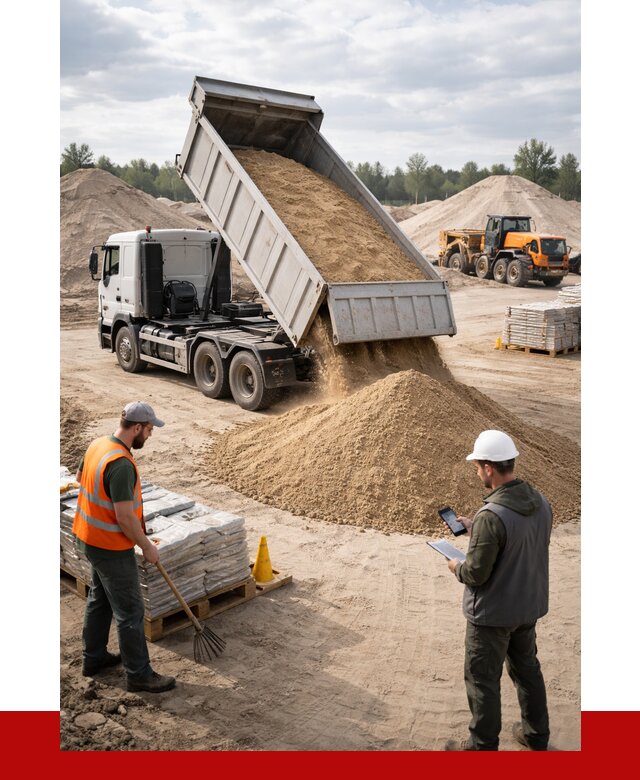 Карьерный песок с доставкой в волжском от 3647 р. ПРОНЕРУДВлж