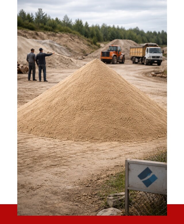 Карьерный песок навалом в волжском от 1823 р. | ПРОНЕРУДВлж