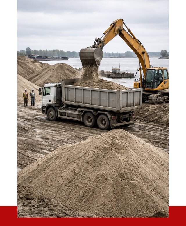 Купить речной песок навалом в волжском от 1823 р., ПРОНЕРУДВлж