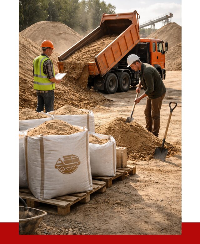 Строительный песок в волжском от 2229 р. с доставкой, ПРОНЕРУДВлж