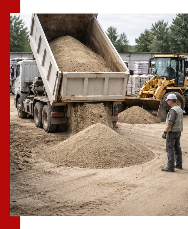 Поставка и доставка песка для бетона в волжском