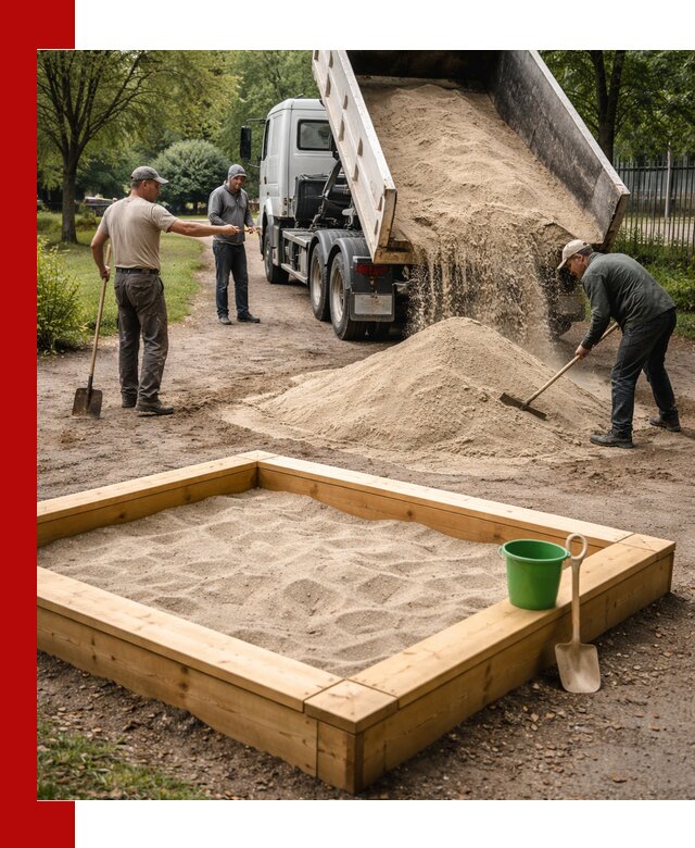 Песок для песочницы с доставкой в волжском недорого и чистый