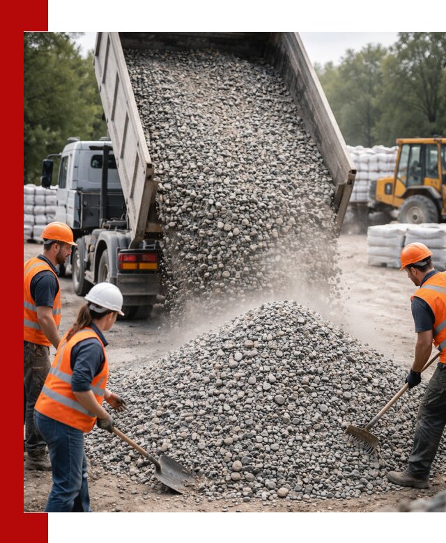 Доставка гравия и камня в волжском оптом и в розницу
