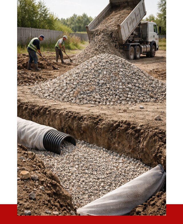 Гравий для дренажа в волжском от 2229 р., доставка ПРОНЕРУДВлж