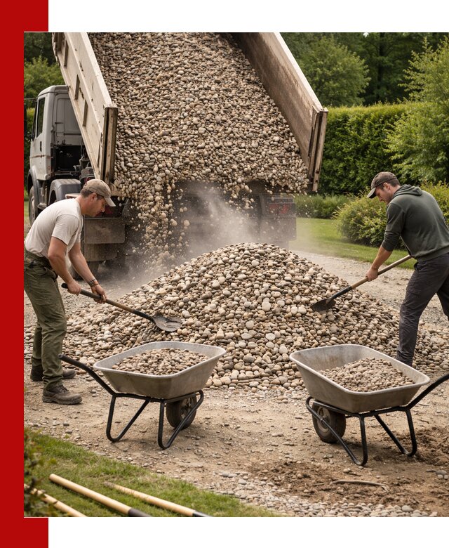 Доставка и продажа декоративной гальки в волжском