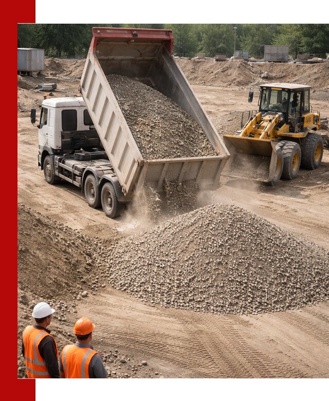 Щебень с песком (ЩГПС С2) с доставкой в волжском