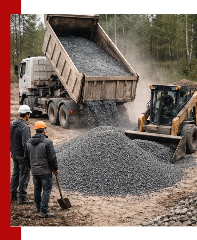 Гранитный отсев 0-5 с доставкой и разгрузкой в волжском