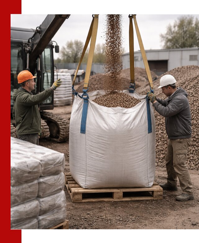 Керамзит в биг-бегах с доставкой в волжском