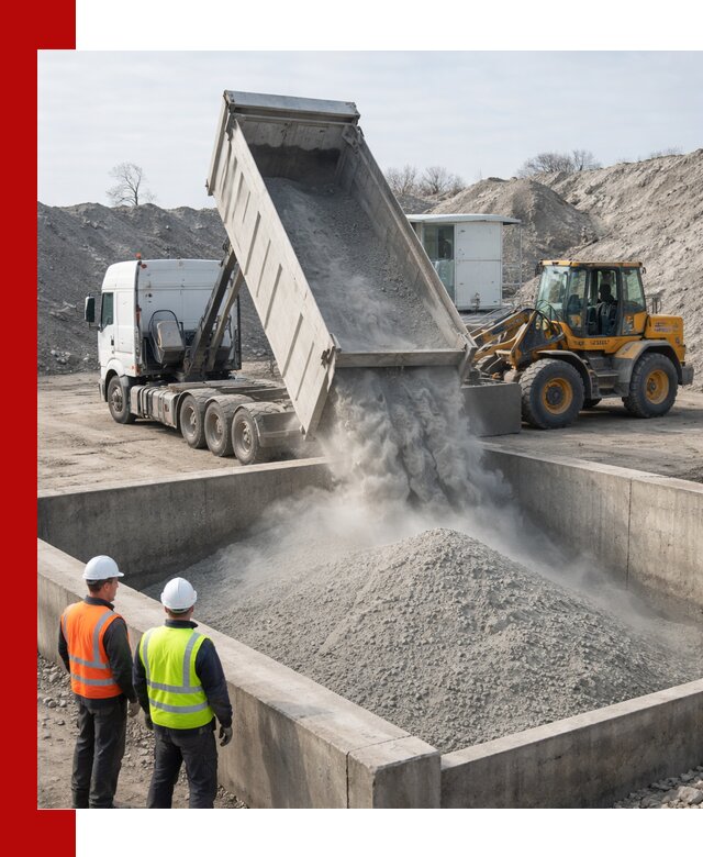 Доставка цемента навалом в волжском крупными партиями