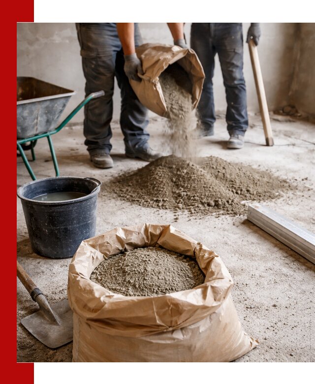 Доставка сухой смеси для стяжки в волжском