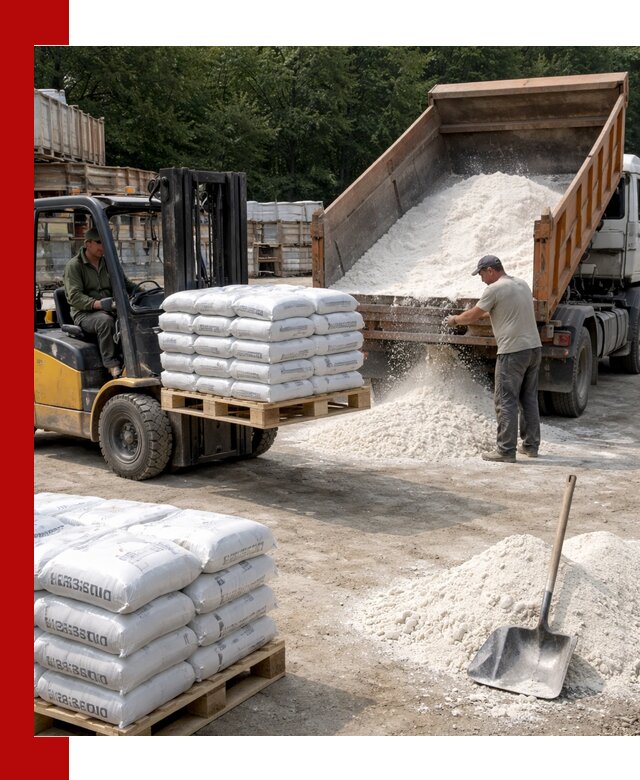 Доставка строительной извести оптом и в розницу в волжском