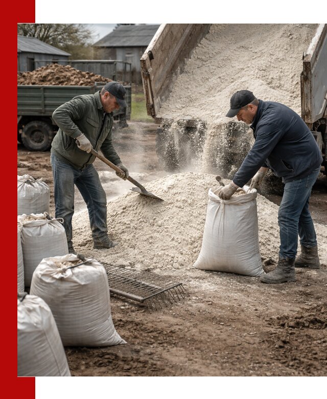 Доставка извести пушонки в волжском оптом и мелким оптом