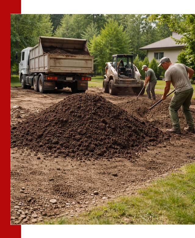 Доставка и укладка грунта для газона в волжском