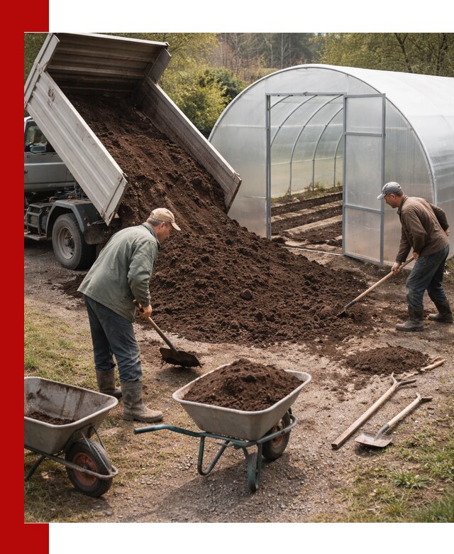 Грунт для теплицы с доставкой в волжском — плодородный субстрат под растения
