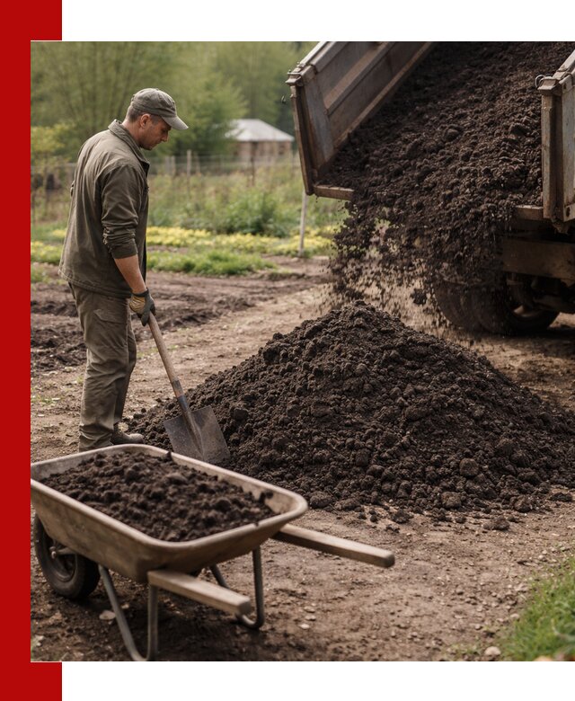Доставка качественной земли для огорода в волжском