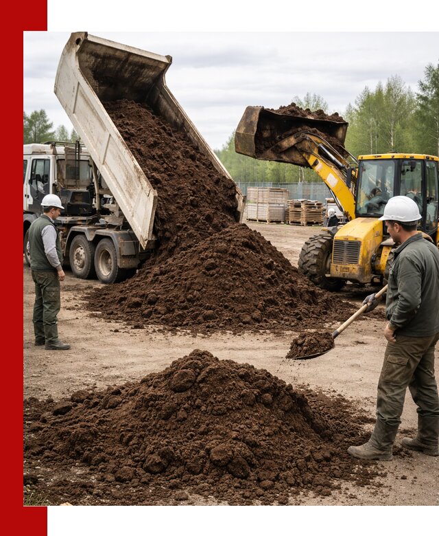 Доставка торфа оптом и в мешках в волжском
