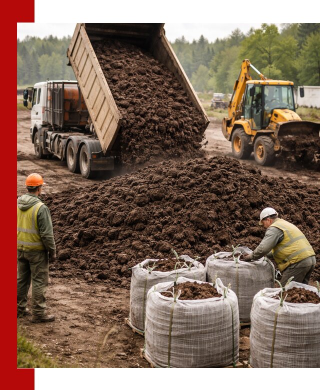 Доставка нейтрального торфа в волжском оптом и в розницу