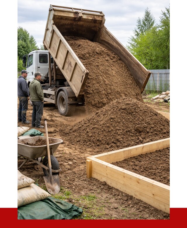 Торфо песчаная смесь в волжском с доставкой от 1874 р. | ПРОНЕРУДВлж