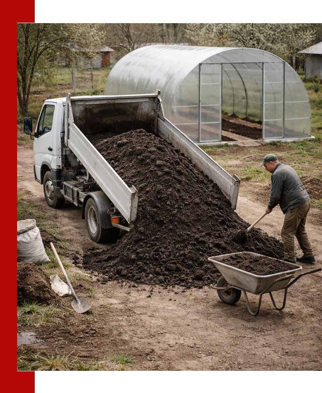 Чернозем для теплицы с доставкой в волжском