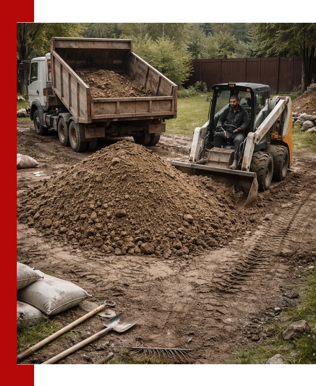 Суглинок для планировки участков в волжском с доставкой и выгрузкой