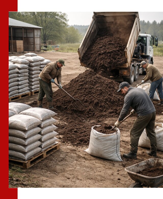 Доставка компоста оптом и в розницу в волжском