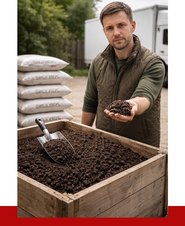 Купить биогумус в волжском с доставкой от 8611 р. за куб | ПРОНЕРУДВлж