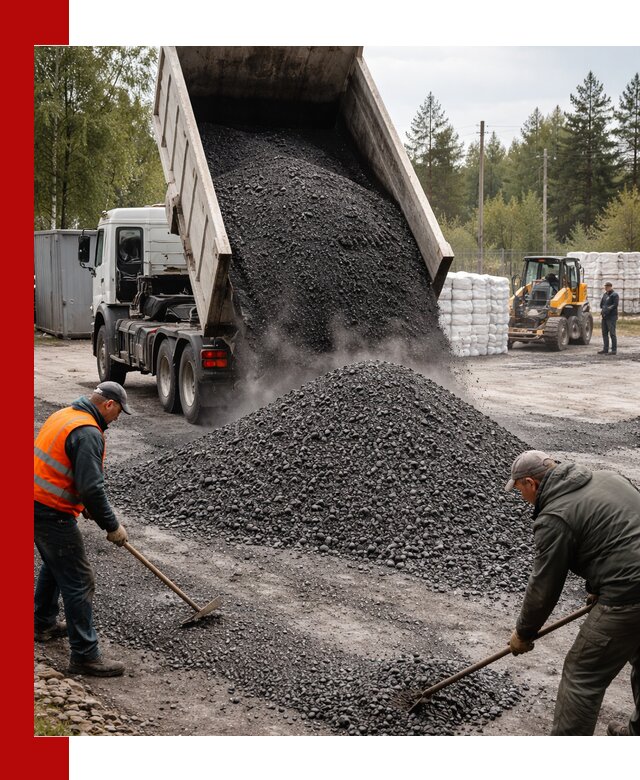 Доставка и продажа асфальтного гранулята в волжском