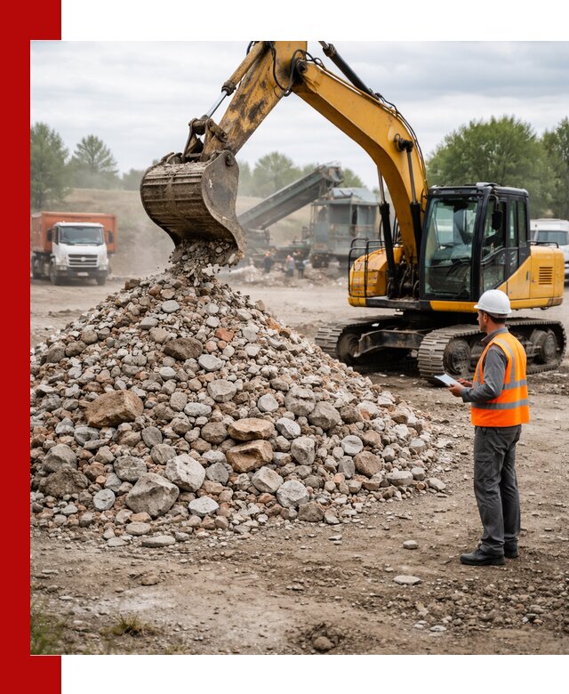 Доставка и вывоз строительного боя в волжском