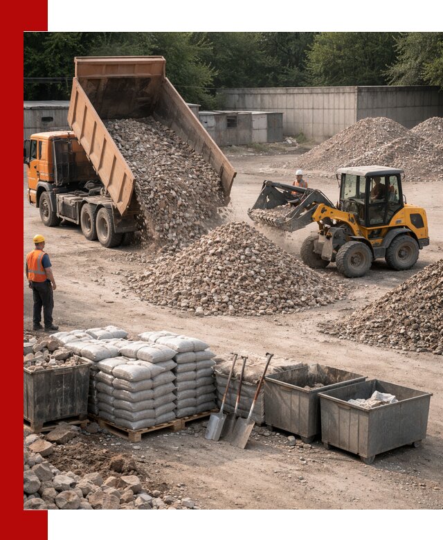 Вторичные материалы для отсыпки в волжском — поставка и доставка