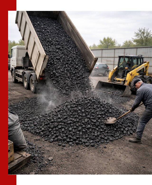 Доставка угля орех в волжском оптом и в розницу