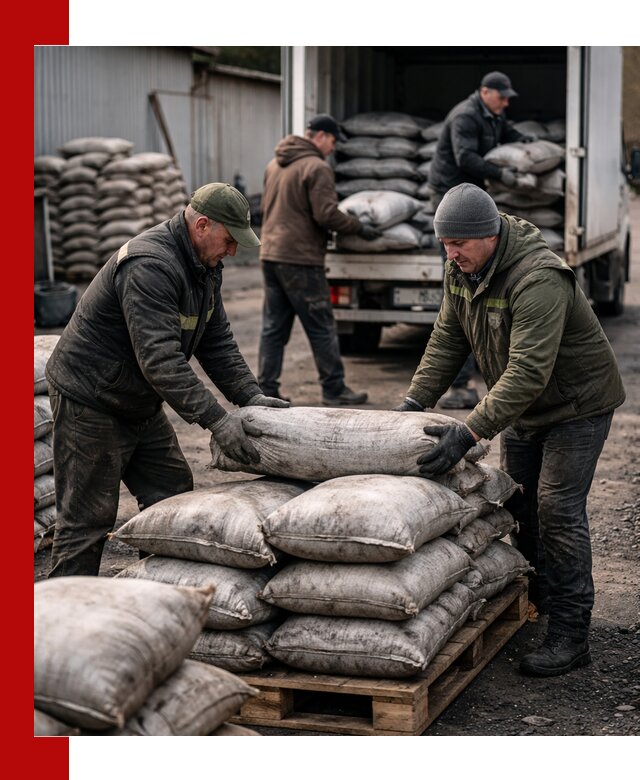 Доставка угля в мешках по выгодным ценам в волжском