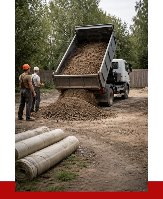 Доставка сыпучих материалов самосвалом в [cvi] от 4255 р. | ПРОНЕРУДВлж