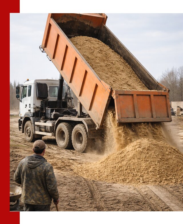 Аренда самосвала 20 тонн для перевозки грузов в волжском