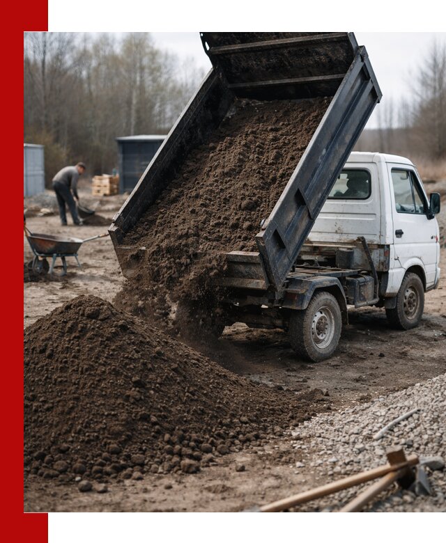 Аренда минисамосвала в волжском для доставки сыпучих материалов