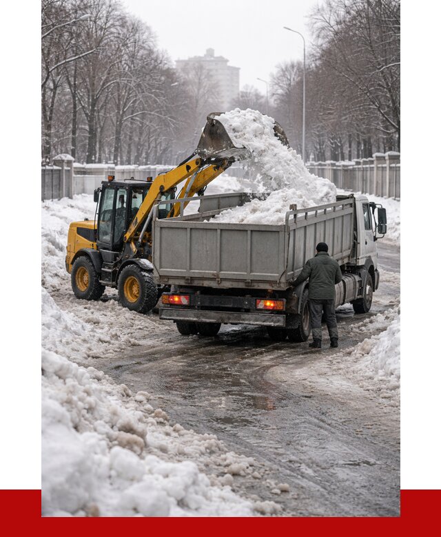 Вывоз снега с погрузкой в волжском от 3546 р. ПРОНЕРУДВлж