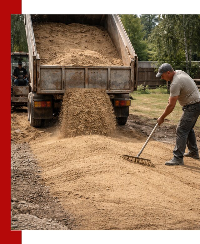 Отсыпка участка песком в волжском быстро и качественно