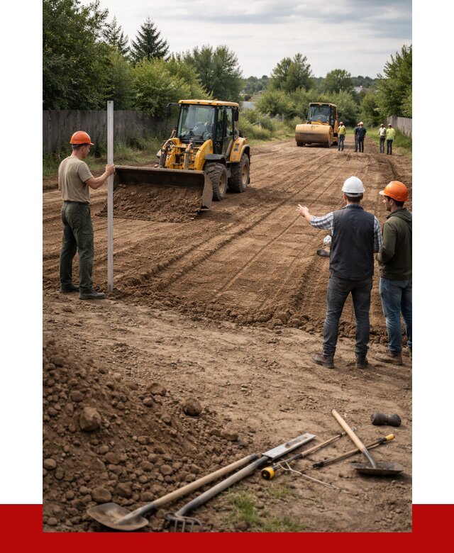 Планировка участка грунтом в волжском от 4559 р ПРОНЕРУДВлж