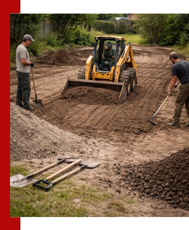 Планировка участка грунтом с вывозом и доставкой в волжском